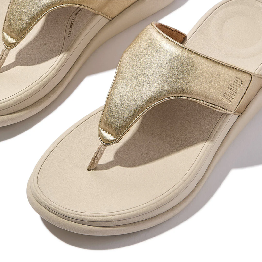F-MODE Go Adjustable Flatform Toe-post Sandals - Image 3