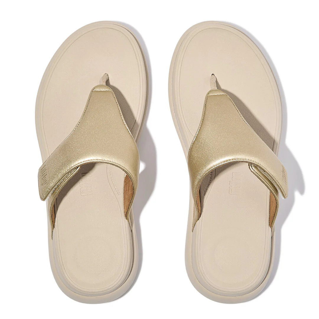 F-MODE Go Adjustable Flatform Toe-post Sandals - Image 5