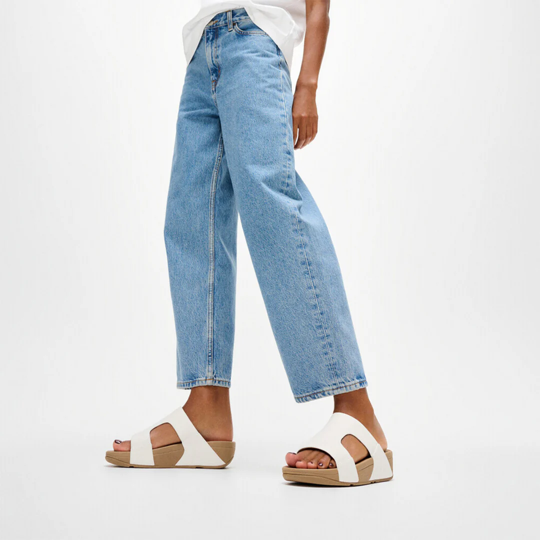 LULU Leather H-Bar Slides - Image 2